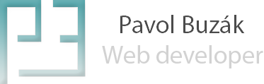 Logo - Pavol Buzák, Web developer